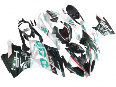 Best 2015-2016 BMW S1000RR Motorcycle Fairings - White Green Black UK