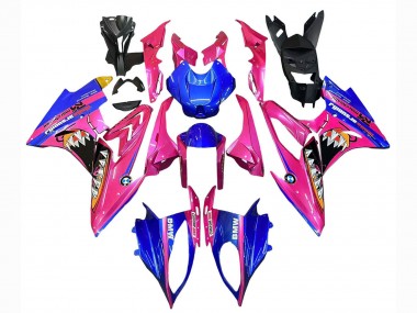 Best 2015-2016 BMW S1000RR Motorcycle Fairings - Pink Blue Shark UK
