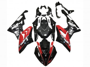 Best 2015-2016 BMW S1000RR Motorcycle Fairings - Red Black Carbon Fiber UK