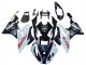 2015-2016 BMW S1000RR Motorcycle Fairings - White Glossy Black UK