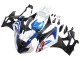 2009-2014 BMW S1000RR Motorcycle Fairings - White Blue Matte Black UK