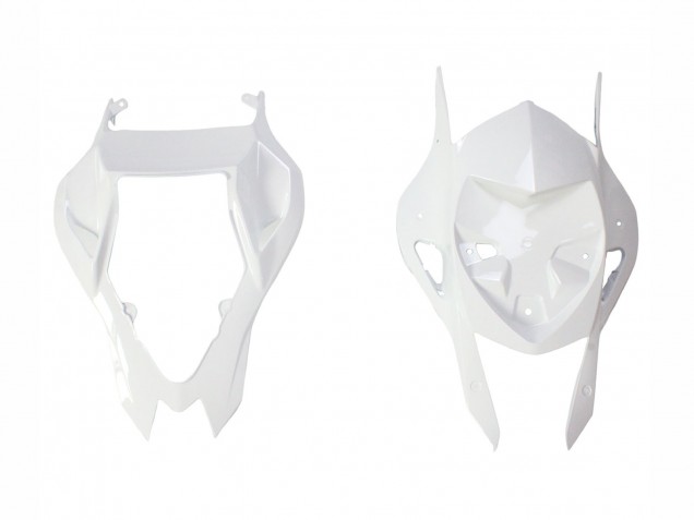 2009-2014 BMW S1000RR Motorcycle Fairings - White Blue Matte Black UK