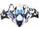 2009-2014 BMW S1000RR Motorcycle Fairings - White Blue Matte Black UK