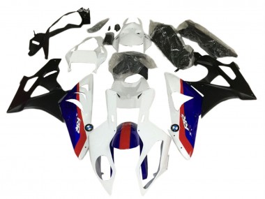 Best 2009-2014 BMW S1000RR Motorcycle Fairings - White Red Blue Black UK