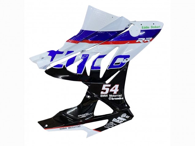 2009-2014 BMW S1000RR Motorcycle Fairings - White Red Blue Black Tyco UK