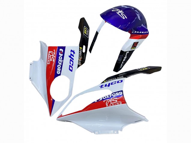 2009-2014 BMW S1000RR Motorcycle Fairings - White Red Blue Black Tyco UK