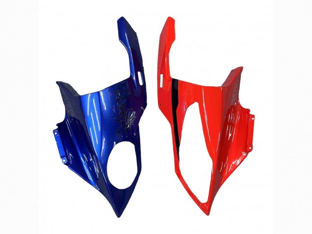 2009-2014 BMW S1000RR Motorcycle Fairings - Red Blue Yellow Shark UK