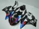 2009-2014 BMW S1000RR Motorcycle Fairings - Blue Red Matte Black Castrol UK