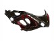 2004-2006 Suzuki GSX600F/GSX750F Motorcycle Fairings - Glossy Black Red Flame UK
