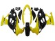 2004-2006 Suzuki GSX600F/GSX750F Motorcycle Fairings - Glossy Black Yellow UK