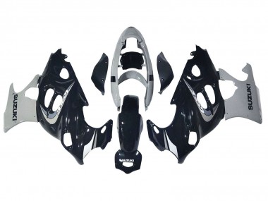 Best 2004-2006 Suzuki GSX600F/GSX750F Motorcycle Fairing - Glossy Black Grey UK