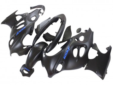 Best 2004-2006 Suzuki GSX600F/GSX750F Motorcycle Fairings - Matte Black with Blue Logo UK