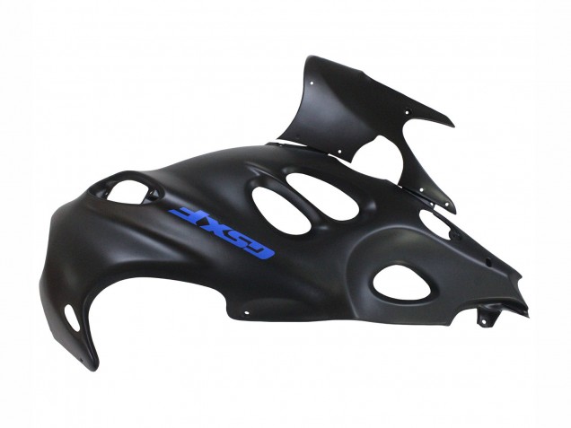 2004-2006 Suzuki GSX600F/GSX750F Motorcycle Fairings - Matte Black with Blue Logo UK