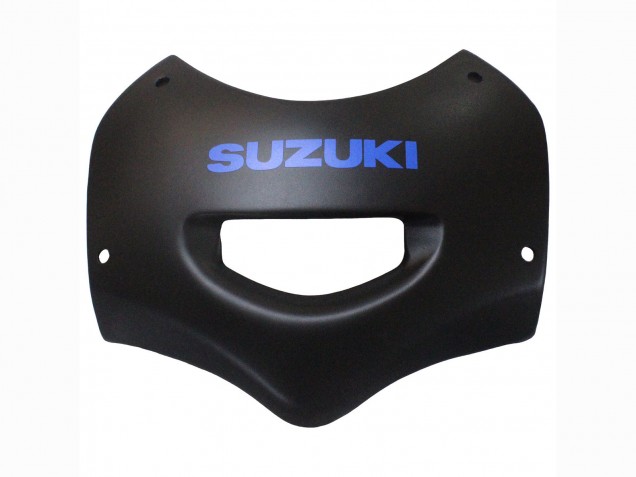 2004-2006 Suzuki GSX600F/GSX750F Motorcycle Fairings - Matte Black with Blue Logo UK