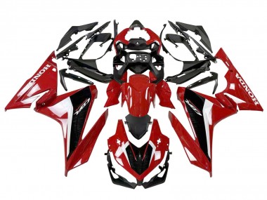 Best 2022-2023 Honda CBR500R Motorcycle Fairing - Red White Black UK