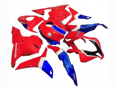Best 2009-2012 Honda CBR600RR Motorcycle Fairings - White Red Blue HRC UK