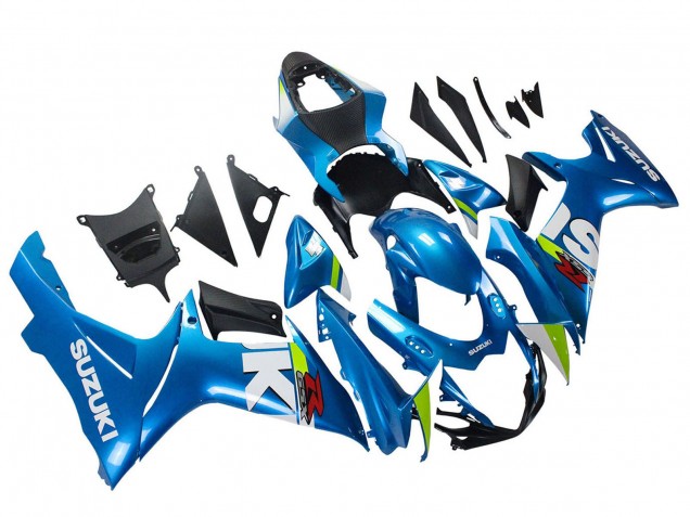 2011-2024 Suzuki GSXR 600 / GSXR 750 Motorcycle Fairings - Light Blue Green White Red UK