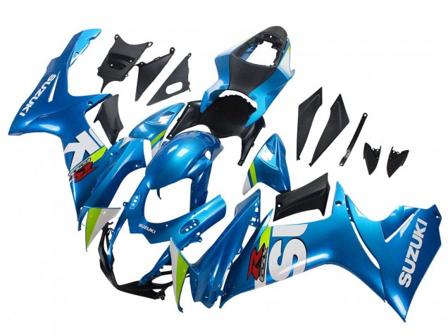 2011-2024 Suzuki GSXR 600 / GSXR 750 Motorcycle Fairings - Light Blue Green White Red UK
