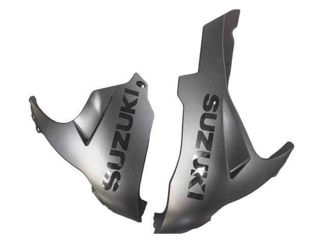 2011-2024 Suzuki GSXR 600 / GSXR 750 Motorcycle Fairings - Matte Black Glossy Black White Decal UK
