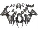 2011-2024 Suzuki GSXR 600 / GSXR 750 Motorcycle Fairings - Matte Black Glossy Black White Decal UK