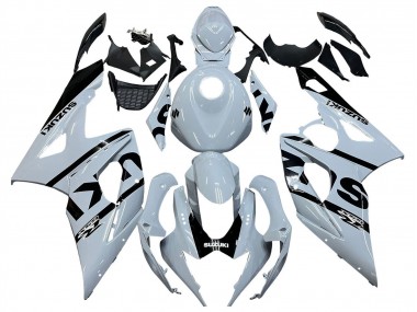 Best 2005-2006 Suzuki GSXR 1000 Motorcycle Fairings - White Black UK