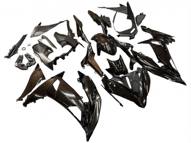 2017-2019 Kawasaki Ninja 650 EX650 Motorcycle Fairings - Glossy Black UK