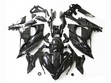 Best 2017-2019 Kawasaki Ninja 650 EX650 Motorcycle Fairings - Glossy Black UK