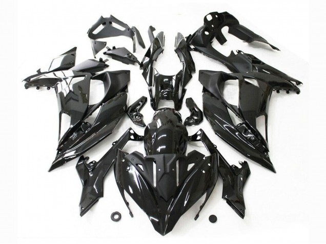2017-2019 Kawasaki Ninja 650 EX650 Motorcycle Fairings - Glossy Black UK