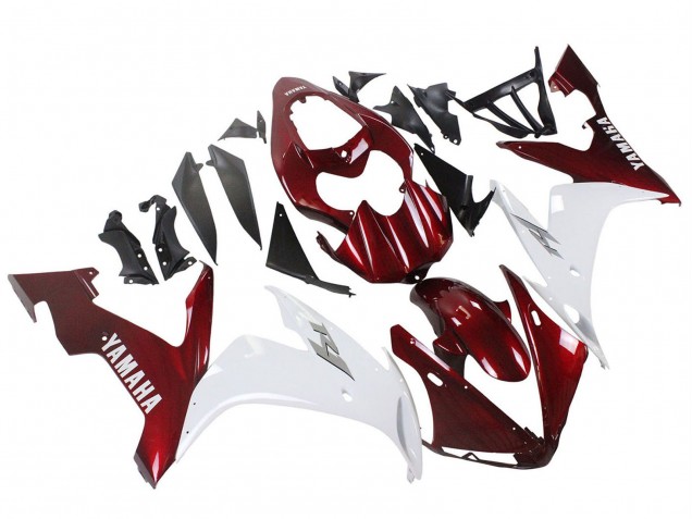 2004-2006 Yamaha YZF 1000 R1 Motorcycle Fairings - Red White UK