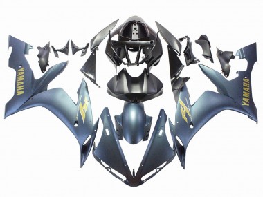 Best 2004-2006 Yamaha YZF 1000 R1 Motorcycle Fairings - Dark Blue Gold Decals UK