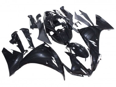 Best 2012-2014 Yamaha YZF 1000 R1 Motorcycle Fairings - Glossy Black UK