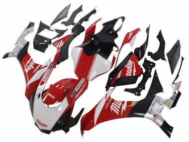 Best 2020-2025 Yamaha YZF 1000 R1 Motorcycle Fairings - White Red Black Milwaukee UK