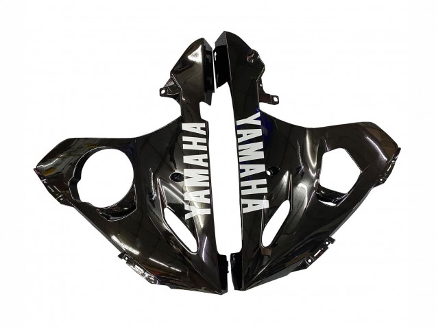 2003-2004 Yamaha YZF R6 Motorcycle Fairings - Glossy Black White Decals UK