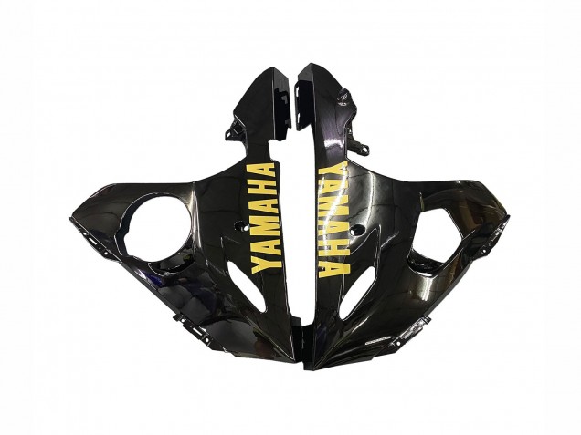 2003-2004 Yamaha YZF R6 Motorcycle Fairings - Glossy Black Gold Decals UK