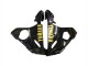 2003-2004 Yamaha YZF R6 Motorcycle Fairings - Glossy Black Gold Decals UK