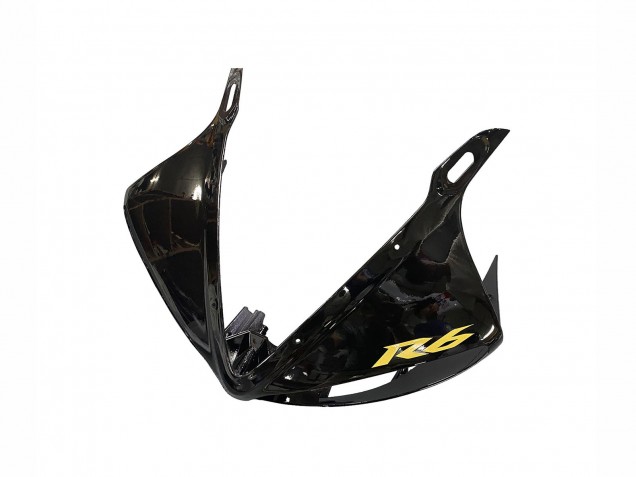 2003-2004 Yamaha YZF R6 Motorcycle Fairings - Glossy Black Gold Decals UK
