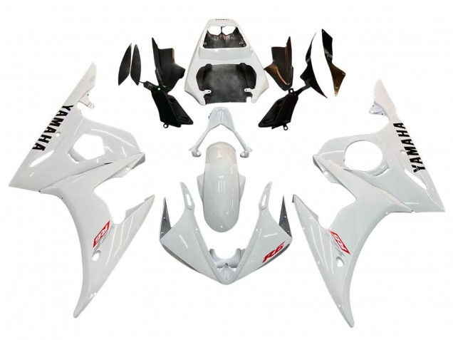 2003-2004 Yamaha YZF R6 Motorcycle Fairing - White UK