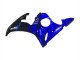 2003-2004 Yamaha YZF R6 Motorcycle Fairing - Blue Glossy Black UK