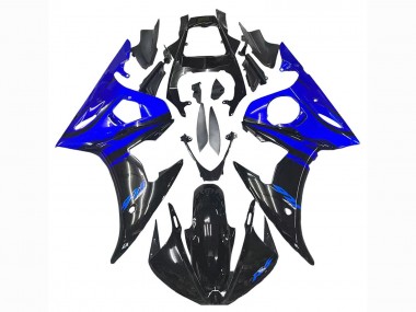 Best 2003-2004 Yamaha YZF R6 Motorcycle Fairing - Blue Glossy Black UK
