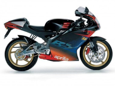 Best 2000-2005 Aprilia RS125 Motorcycle Fairings - Black Red Silver UK