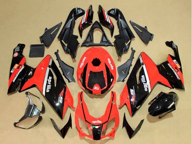 2006-2011 Aprilia RS125 Motorcycle Fairings - Red Glossy Black White UK