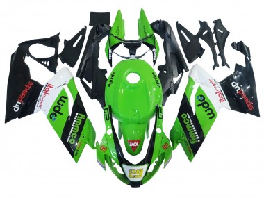 Best 2006-2011 Aprilia RS125 Motorcycle Fairing - Green White Black UK