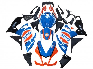 Best 2012-2018 Aprilia RS4 50 125 Motorcycle Fairings - White Blue Orange Glossy Black Gulf UK