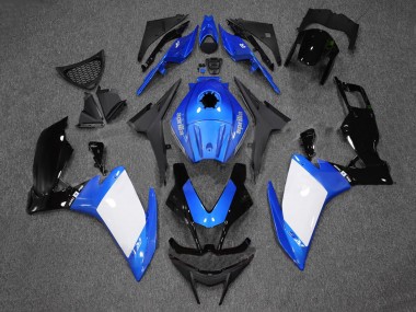 Best 2012-2018 Aprilia RS4 50 125 Motorcycle Fairings - Blue White Glossy Black UK