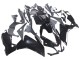 2012-2018 Aprilia RS4 50 125 Motorcycle Fairings - Glossy Black UK