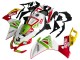 2012-2018 Aprilia RS4 50 125 Motorcycle Fairing - White Red Green Yellow Alitalia UK