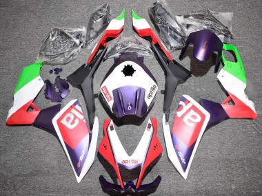 Best 2012-2018 Aprilia RS4 50 125 Motorcycle Fairings - White Green Red Purple UK