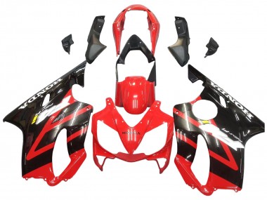 Best 2004-2007 Honda CBR600 F4i Motorcycle Fairing - Red Glossy Black UK