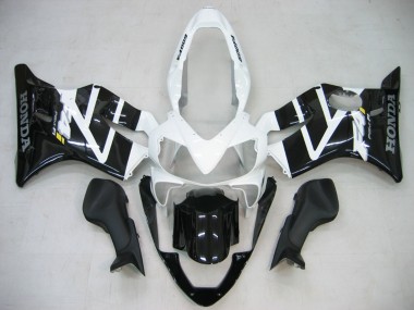 Best 2004-2007 Honda CBR600 F4i Motorcycle Fairing - White Glossy Black UK