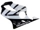2004-2007 Honda CBR600 F4i Motorcycle Fairings - White Glossy Black UK